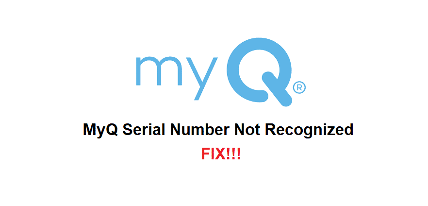 error fix kit serial number