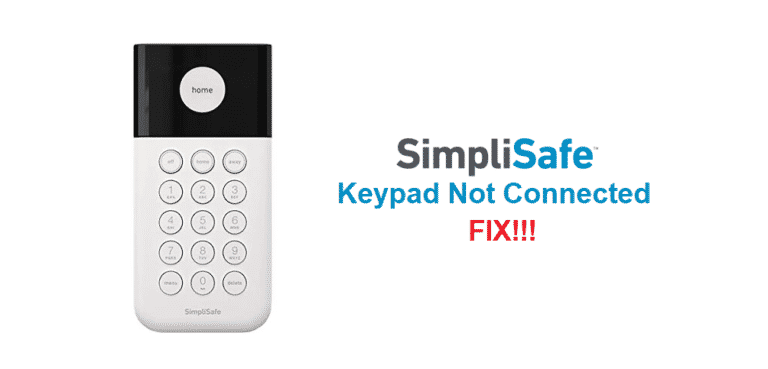 simplisafe keypad not working after update