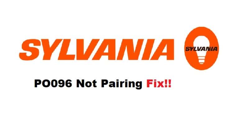 sylvania po096 not pairing